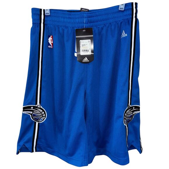Adidas men’s NBA Orlando Magic Game basketball shorts blue NWT (size 34)